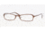 Adrienne Vittadini Eyeglasses AV6077 with No-Line Progressive Rx Prescription Lenses, Select Frame Color / Lens Diameter Brown/Blue Frame / 51 mm Prescription Lenses