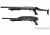 Advanced Technology Tactical Top Folding Stock Black TFS0600