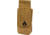 Advance Warrior Solutions Single Mag Pouch for AR15, AR10, AK47, Tan, ARSMP-TN