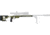 Aero Precision Fixed SOLUS 15in Chassis Assembly, Olive Drab Green, APBG200026C