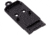 Agency Arms Chamfered RMR Standard Red Dot Sight Mount w/Flared Base Plate for Glock, AOS Plates, Black, G-AOS-RMR2-C