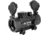 AIM Sports Inc 1x30 Reflex Red Dot Sight w/ Weaver Base and Flip-Up Lens RT130W
