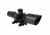 AIM Sports Inc 3-9X40 Dual Illuminated Rifle Scope w/ Cut Sunshade, Black, Medium, P4 Sniper JTSDP3940G-N