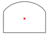 AIM Sports Inc Compact 1x27mm Red Dot Reflex Sigh, 3.5 MOA Dot Sight, Aircraft Grade Aluminum, Black, RT5-C1, EDEMO1