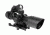 AIM Sports Inc CQB Combo 3-9x40 Scope and Red Dot, Red Dot-Picatinny Mount-Mil-Dot JSRPC01-M