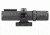 AIM Sports Inc Recon Series 2-6x32mm Scope w/ Single Rail and Mil-Dot Reticle JTDMSR2632B-N