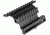 AimSports AK Double Side Rail Mount/Picatinny, Black MK007