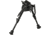 Aimtech Stud Mount 6-9 in Adjustable Lever Locking Pivot Notched Leg Bipod, Heavy Duty, Black, AFA-10755