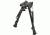 Aimtech Stud Mount 9-13 in Adjustable Notched Leg Bipod, Heavy Duty, Black, AFA-10753
