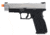 Air Venturi Springfield Armory Licensed XDM Gas Blowback Airsoft Training Pistol, 4.5 Duty, 2-Tone, Black/Silver, SA-XDM45GBB6-SB