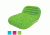 Airhead Sun Comfort Cool Suede Double Chaise Lounge, Lime, AHSC-010