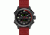 Airstryk II 45mm Black Titanium Case, Carbon Red Dial, Red Rubber Band