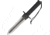 Aitor Desert King Dagger, 14in Overall, 8.5in Two-Tone Finish Double Edge Mova SS Blade, Black Knurled SS Handle, Black Polyamide Belt Sheath, 16173