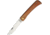 Aitor Pastor II Folder Folding Knife, 4.13in Closed, 3.13in Mirror SS Spear Point Blade, Brown Wood Handle, 16060