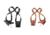Aker Leather Aker - 107 Flatsider Xr7 Shoulder Holster, Black, Tan