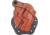 Aker Leather Model 244A D.A. Revolver Strapless Open Top Holster, MD-4, Right, Plain, Black, H244ABPRU-MD 4