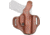 Aker Leather Flatsider XR14 Straight Draw Holster, M&amp;P 9/40/ 2.0, Left, Plain, Tan, H170TPL-MP40