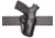 Aker Leather Model 119 Blue Line High Ride Loop Duty Holster, SIG Sauer P320C, Left, Plain, Black, H119BPL-SS320C