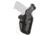 Aker Leather Model 119 Blue Line High Ride Loop Duty Holster, SIG Sauer P320C, Left, Plain, Black, H119BPL-SS320C