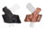 Aker Leather Model 132 White Lightning Holsters, Black, Tan