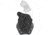Aker Leather Model 244A D.A. Revolver Strapless Open Top Holster, J-Frame 2in, Left, Plain, Black, H244ABPL-SM2