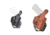 Aker Leather Model 268 Flatside Paddle Xr17 Thumb Break Holsters, Black, Tan