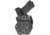 Aker Leather Model 268 Flatside Paddle XR17 Thumb Break Holster, SIG Sauer P320 Compact, Left, Plain, Black, H268BPLU-SS320C