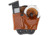 Aker Leather Model 519 D.M.S. Combo Mag And Handcuff Cases, .40 S&amp;W/9mm Luger, Double Stack, Right, Plain, Tan, A519TPR-3