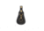 Aker Leather Model 560 Key Flap Holder, Basketweave, Brass Snap, Small, A560-BW-BR