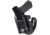 Aker Leather Nightguard Open Top Holster Light Bearing Holster, Glock 17/19/26, SureFire X300U, Left, Plain, Black, H167ABPL-GL17X3