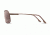 Maui Jim Akoni Sunglasses w/ Matte Bronze Frame and Maui Rose Lenses - R117-20, Side View