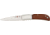 Al Mar Knives Falcon Brown Cocobolo Knife, Wood Handle, False edge blade. AM1003CT