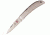 Al Mar Knives Hawk, Stainless Handle, Plain AL1002SS
