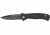 Al Mar Knives Mini Sere 2000 Fold Knife, Black Blade, Black Handle AMMS2KB