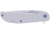 Al Mar Knives Ultra Thin Folding Knife, 4in Closed, 3.13in Satin Stainless Steel Blade, Satin Stainless Steel Handle, AMK4118