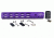 ALG Defense 12in Ergonomic Modular Railed Handguard - V0, Purple, 12in 05-268P