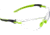 Allen All-In Youth Shooting Safety Glasses, Green/Black Frame, Clear Lenses, Youth, 2376