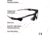 Allen Aspect Shooting Safety Glasses, Black/Gray Frame, Clear Lenses, One Size, 2380