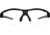 Allen Aspect Shooting Safety Glasses, Black/Gray Frame, Clear Lenses, One Size, 2380