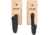 Allen Defender Hooks w/Wooden Mounting Plaque, Black, Wood/Steel, 5654