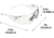 Allen Protector Shooting Safety Glasses, Clear Frame, Clear Lenses, One Size, 2385