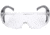 Allen Ultrx Safety Glasses Clear Lens Black Frame, 4180