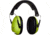 Allen Youth Sound Shield Foldable Safety Earmuffs, 21 dB NRR, ANSI S3.19 &amp; CE EN352-1 Hearing Protection Rated, Black/Chartreuse, One Size, 2327