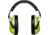 Allen Youth Sound Shield Foldable Safety Earmuffs, 21 dB NRR, ANSI S3.19 &amp; CE EN352-1 Hearing Protection Rated, Black/Chartreuse, One Size, 2327