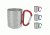 Aloe Gator Carabiner Mug-red 8oz. 05-1200