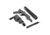American Built Arms Company MOD-X Modular Rifle System Howa, Black, Medium ABAMXH1500B
