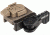American Defense Manufacturing AD-21 Surefire Helmet Light Mount, Tactical Lever, Flat Dark Earth, AD-21 TAC R FDE