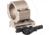 American Defense Manufacturing AD-68 Aimpoint M68/CompM2/Pro Red Dot Sight Mount, Titanium QD Lever, Flat Dark Earth, 1.19 in, AD-68-L-FDE-TL