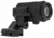 American Defense Manufacturing Flik3 Fixed Power 3X Magnifier w/ ADM Transition Mount and Titanium Lever, Black, Medium, FLIK-3X
