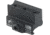 American Defense Manufacturing Modular Base w/ Tac Lever, Black, 1.8 in, AD-B5-TAC-R